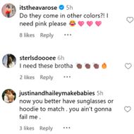 Fans react to SKYLRK shoes. (Image via Instagram/justinbieber)